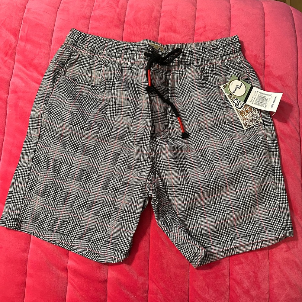 Fresh Prince of Bel Air - the Dill Co. Stretch Twill Plaid Shorts Size M…